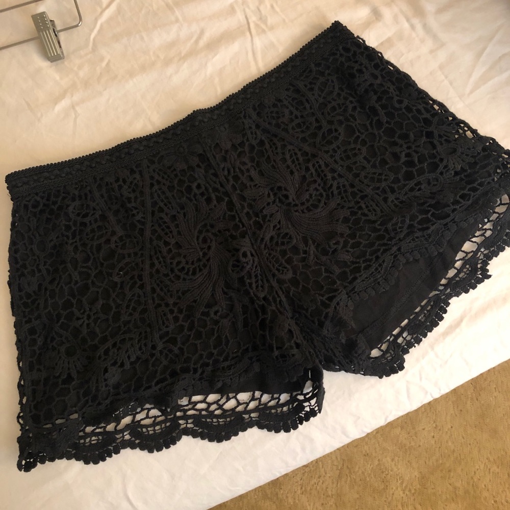 Crochet shorts